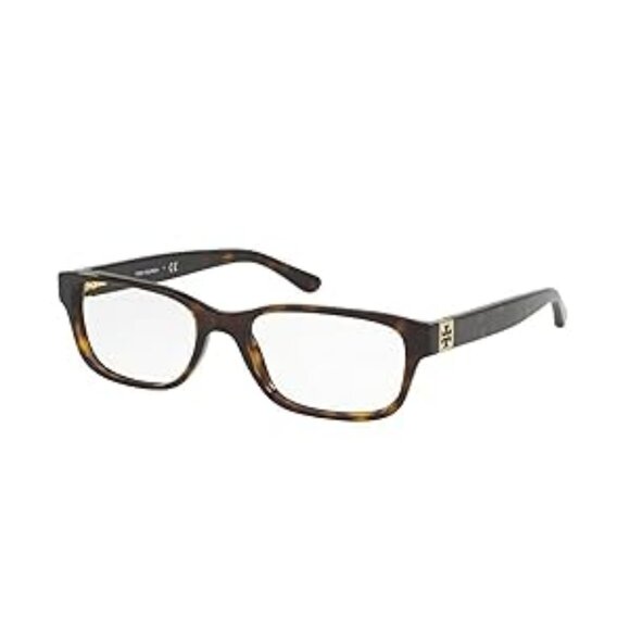 Tory Burch Eyeglass Frames Dark Tortoise TY2067-1378-52 In Orange Case With Logo - Picture 1 of 4